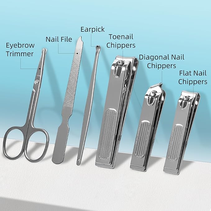 Premium Stainless Steel Nail Clippers Set - Image 4