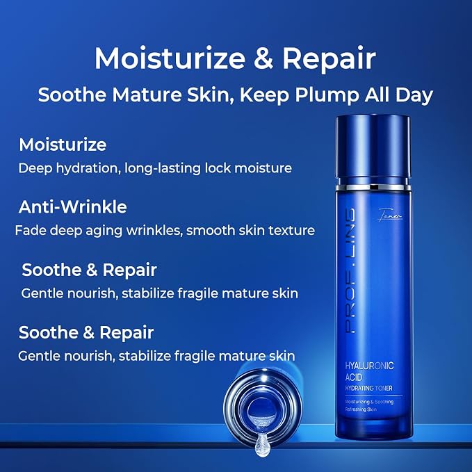 Multi-Molecular Hyaluronic Acid Toner, Hydrating Facial Toner - Image 2