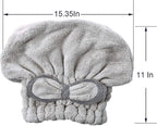Jseng Microfiber Hair Drying Towel Cap, Extrame Soft & Ultra Absorbent - Image 3