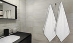 ZUPERIA White Bath Towels Bulk 60 Pack - Image 7