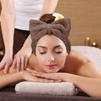 3 Pieces Wash Face Headband Makeup Spa Headband Towel Terry Hair Bands - Image 6
