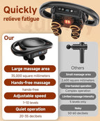 AERLANG Massage Gun Deep Tissue Muscle Massager, Back Massager - Image 5