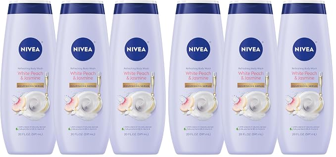 NIVEA Refreshing White Peach and Jasmine Body Wash by Nivea