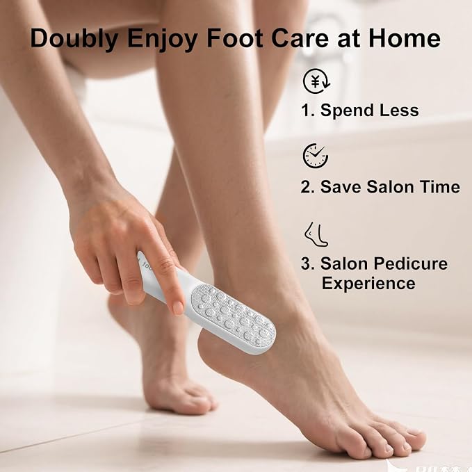 Double-Sided Stainless Steel Foot File, Foot Callus Remover & Foot Scrubber - Image 5