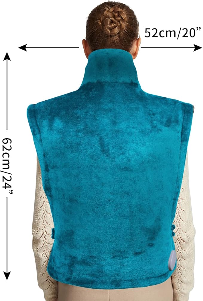 Ruqiji 26" x 35" Neck&Shoulder&Back Heating Pad with12 Temperature Settings - Image 6