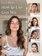 Rena Chris Gua Sha Facial Tools: Natural Terahertz Guasha Tool - Image 3