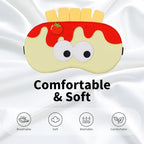 PERFECTSIGHT Sleep Eye Masks, Cute Sleep Eye Cover Lightweight Adjustable - Image 3