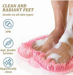 2-Pack Shower Foot Scrubber Mat, Strong Grip Silicone Back and Foot Washer - Image 5