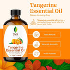 SVA Tangerine Essential Oil – 4 Fl Oz – 100% Natural Tangerine Oil - Image 2