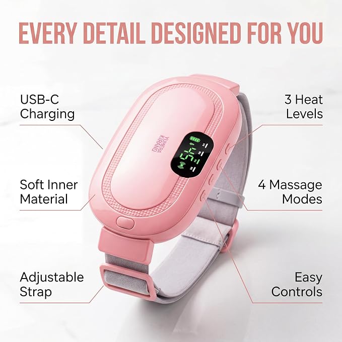 Heating Pad for Period Cramps – FSA-HSA Eligible – Cordless Portable Electric - Image 6