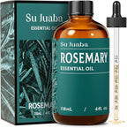 SU JUABA 4 Fl Oz Rosemary Essential Oil, 100% Pure Natural Aromatherapy Oil by Unknown