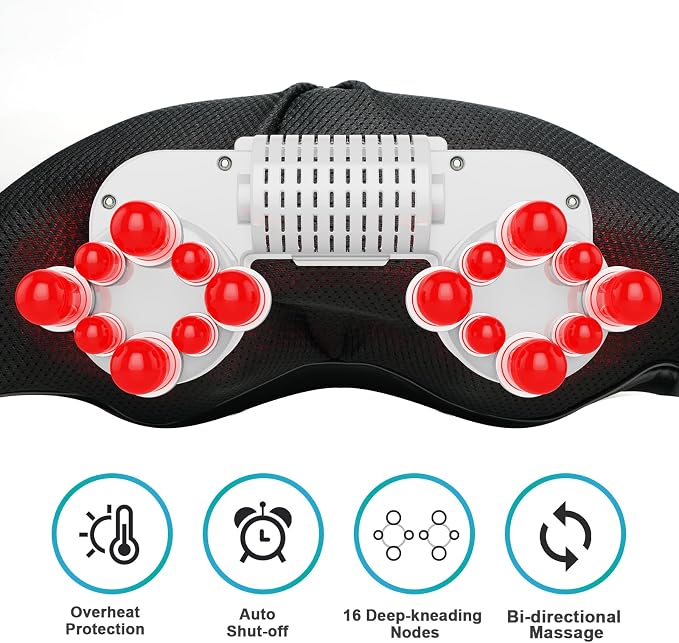 cotsoco Cordless Shiatsu Neck and Shoulder Massager - Image 5