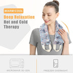 UNCN Long Wide Heating Pad for Neck and Shoulders Back 33x5.9in Microwavable - Image 4