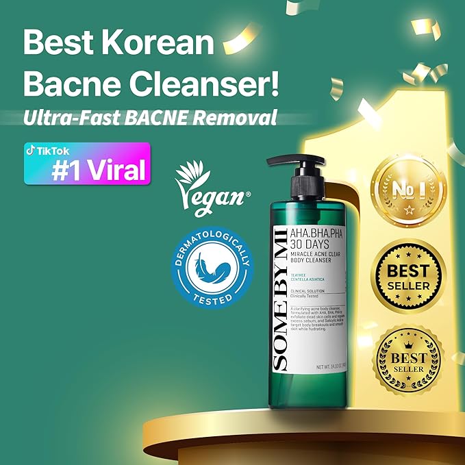 SOME BY MI AHA BHA PHA 30 Days Miracle Acne Clear Body Cleanser – Pack of 2 – - Image 3