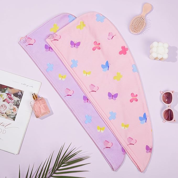 Unicorn Castle Microfiber Hair Towel - Image 7
