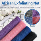 African Exfoliating Net, 4 Pieces African Net Sponge, Nylon African Bath Sponge - Image 6