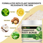 Peppermint Foot Scrub – Natural Exfoliating Cream - Image 2