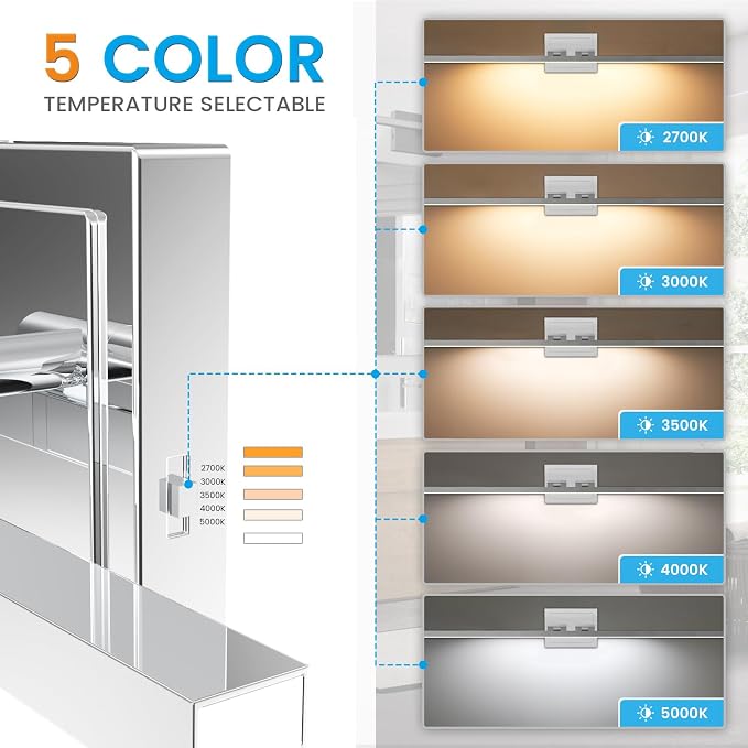 VOLISUN Modern Bathroom Vanity Light 48 inch, 30W Dimmable 5CCT Led Bathroom - Image 3