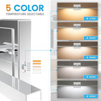 VOLISUN Modern Bathroom Vanity Light 48 inch, 30W Dimmable 5CCT Led Bathroom - Image 3