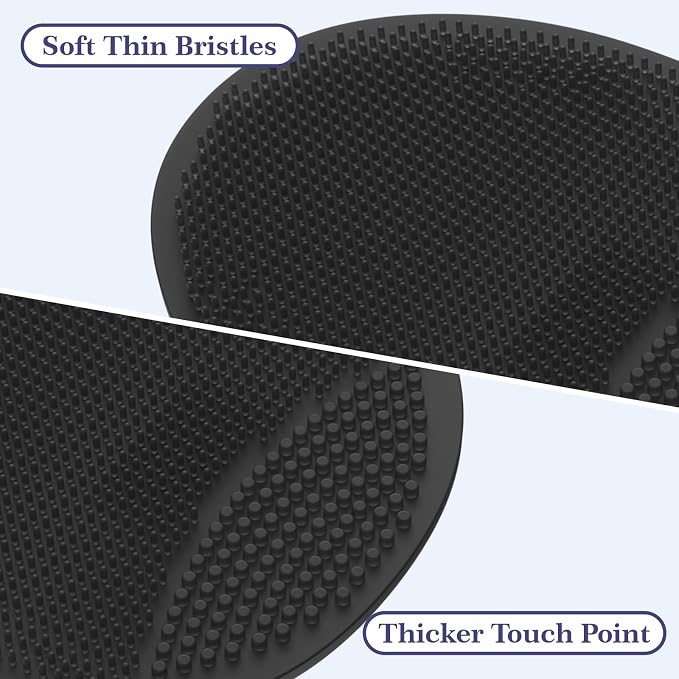 Manmihealth Silicone Back Scrubber & Soft Bath Glove, Silicone Scalp Massager - Image 7