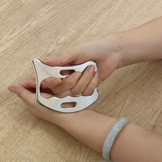 BYYDDIY 5 in 1 Stainless Steel Gua Sha Muscle Scraper Tools Kit, Scraping - Image 6