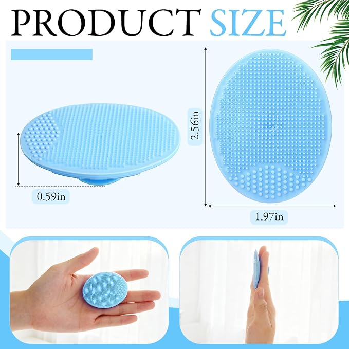 Nuogo 40 Pack Facial Cleansing Brush Face Scrubber Face Exfoliator Exfoliating - Image 2