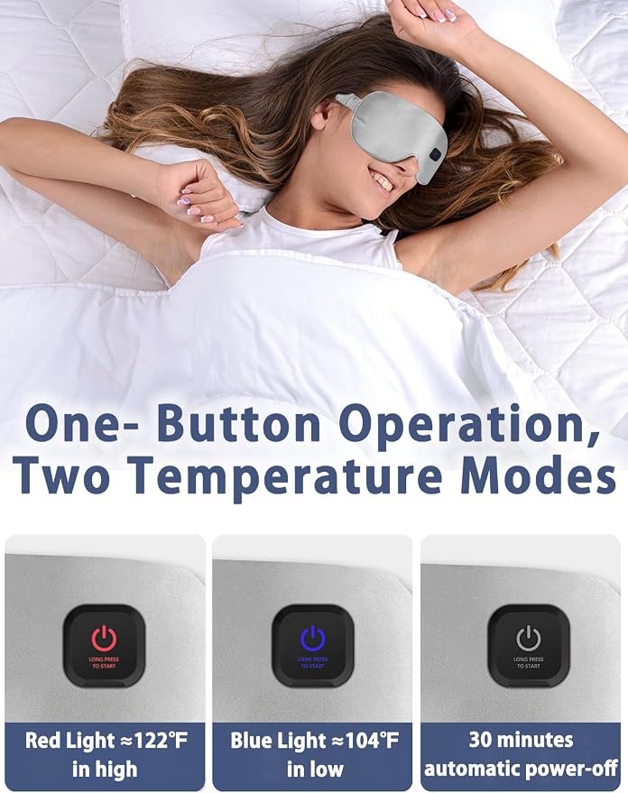 Silk Heated Eye Mask Cordless Rechargebale - Image 3