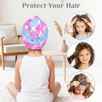 Microfiber Hair Towel Wrap for Kids 2 Pack Quick Drying Hair Towels - Image 5