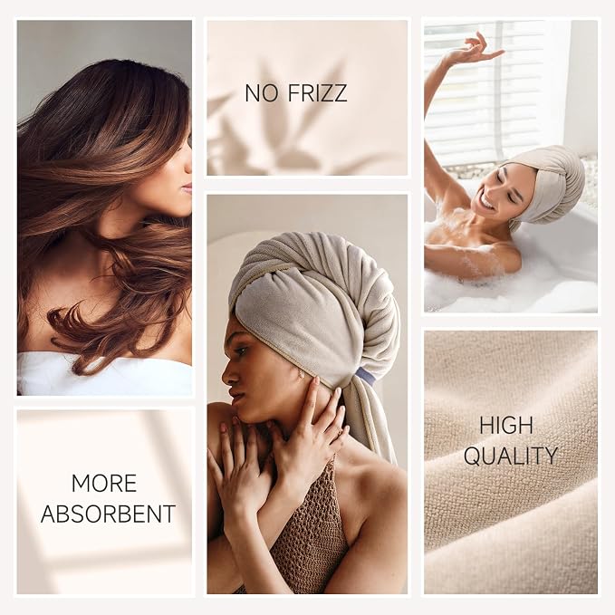 Umisleep Microfiber Hair Towel - Image 3