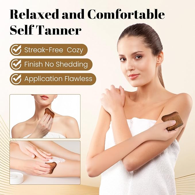 Large Kabuki Self Tanner Brush | Professional Body Makeup Brush - Image 2