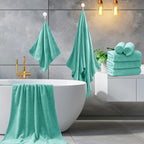 Ycosy 4 Pack Extra Large Microfiber Bath Towels Set, 35x70 inches, Less Lint - Image 5