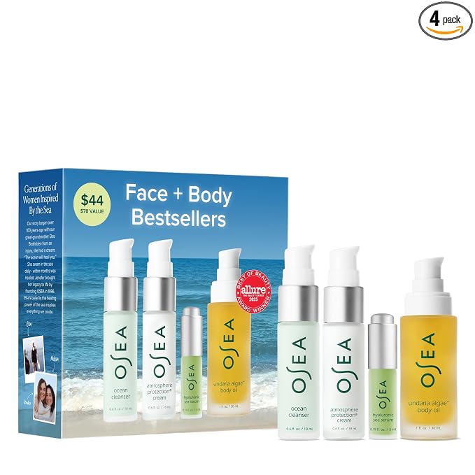 OSEA Bestsellers Set For Face + Body -4-piece Skin Care Set by OSEA