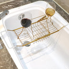 BDL Bathtub Caddy Expandable Bath Tub Tray Table - Image 7
