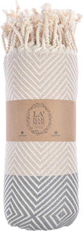 Beach Towel | Cotton Beach Towels, Sand Free, Highly Absorbent, Quick Dry by LA%60HAMMAMFINELIVING