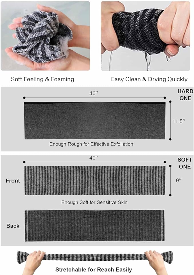 Yiclick Exfoliating Washcloth Towel - Image 7