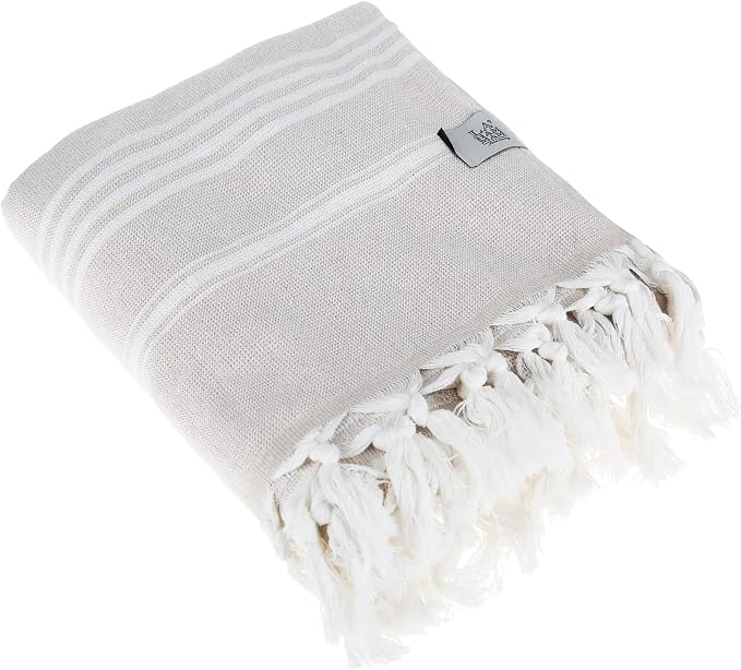 Beach Towel | Cotton Beach Towels, Sand Free, Highly Absorbent, Quick Dry - Image 3
