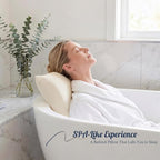 Luxury Bath Pillow for Bathtub, Soft & Comfortable Head Neck & Back Support - Image 6