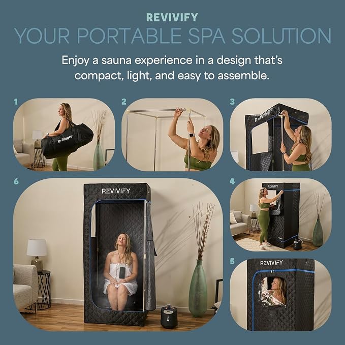 LifePro Revivify Mini Portable Sauna - Image 6