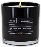 Lulu Candles | Fireside | Smells Like a Bonfire | Luxury Scented Soy Jar Candle by LULUCANDLES