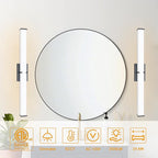24.8Inch 2500LM Bathroom Light Fixtures 5CCT Optional, Dimmable Bathroom - Image 7