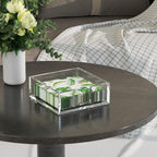 HIIMIEI Acrylic Napkin Holder for Table: Square Luncheon Napkin Tray, Flat - Image 2