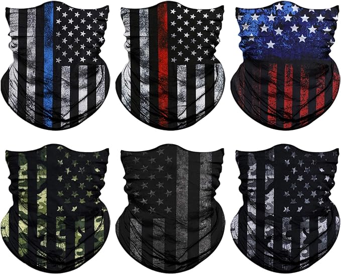 Venswell Neck Gaiter Face Mask Men Women, Seamless Bandana Rave Face Cover by Venswell