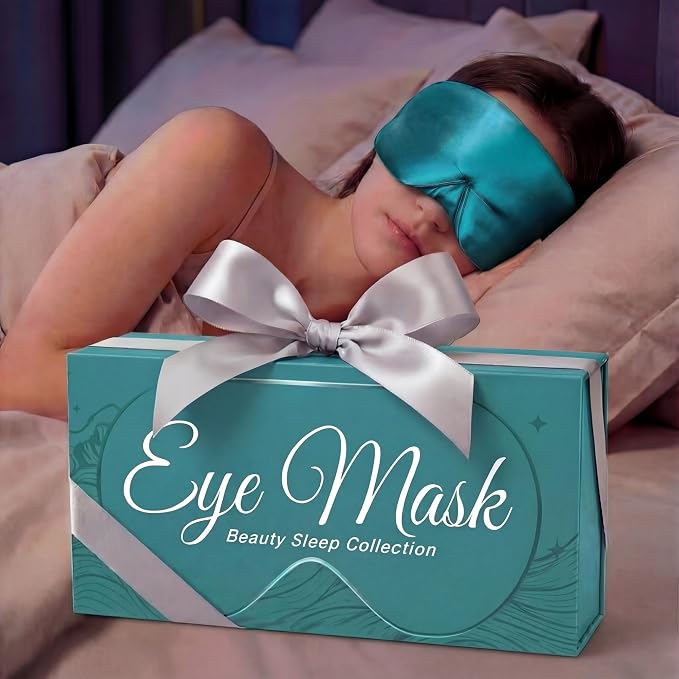 SLEEP SANCTUARY 100% Pure Mulberry Silk Sleep Mask - Image 8