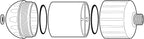 Sprite Showers HO2-GD High Output 2 Universal Shower Filter Housing - Image 3