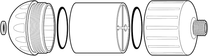 Sprite Showers HO2-GD High Output 2 Universal Shower Filter Housing - Image 3