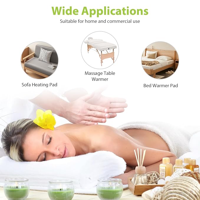 Massage Table Warmer Heating Pad Professional SPA Massage Bed Warmer - Image 6