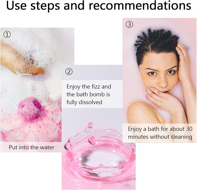 Bath Bombs Gift Set, 50 Handmade Bulk Bath Bombs - Image 5