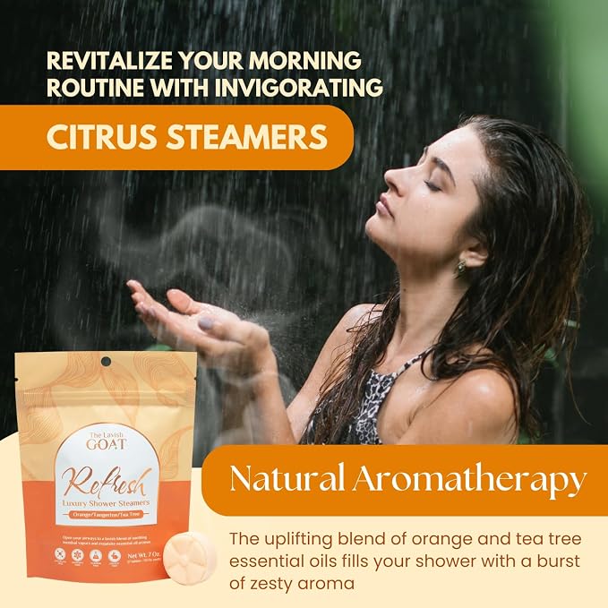 TLG Refresh Shower Steamers Aromatherapy 7 Pack – USA Made - Image 8