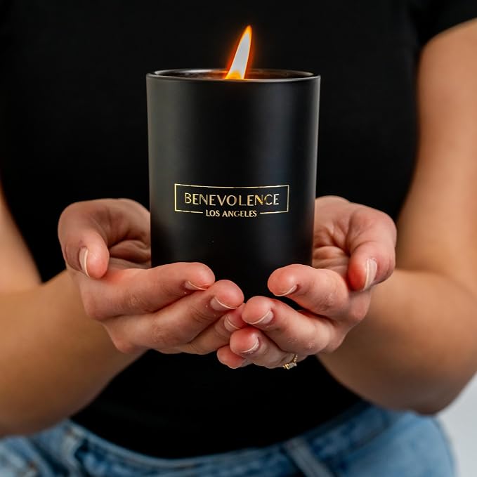 Benevolence LA Santal Scented Candle | Soy Christmas Candles - Image 6