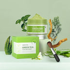 SHVYOG Green Tea Face Mask, Antioxidant Green Tea Clay Mask - Image 7